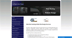 Desktop Screenshot of apageintime.com