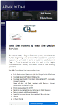 Mobile Screenshot of apageintime.com