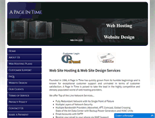 Tablet Screenshot of apageintime.com